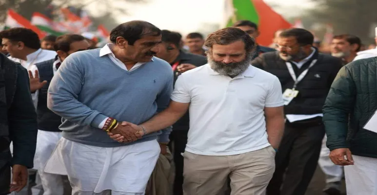 Dharam Singh Chhoker Meet Rahul Gandhi