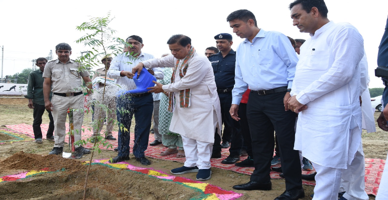 Dr. Kamal Gupta Planting Trees