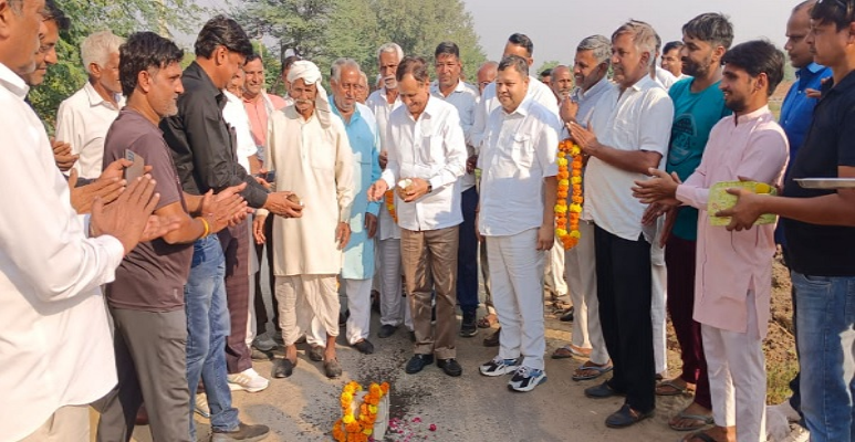 Neeraj Sharma road inauguration