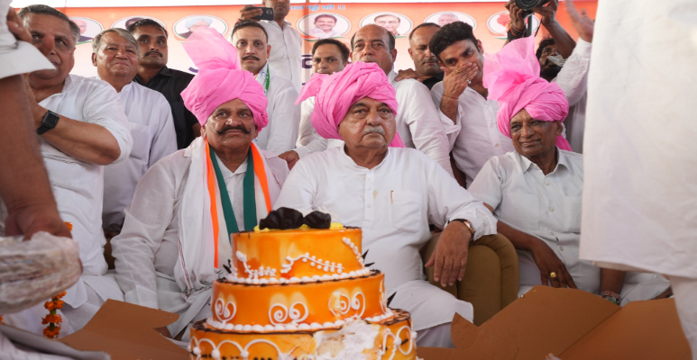 Rajinder Singh Joon with Bhupinder Singh Hooda