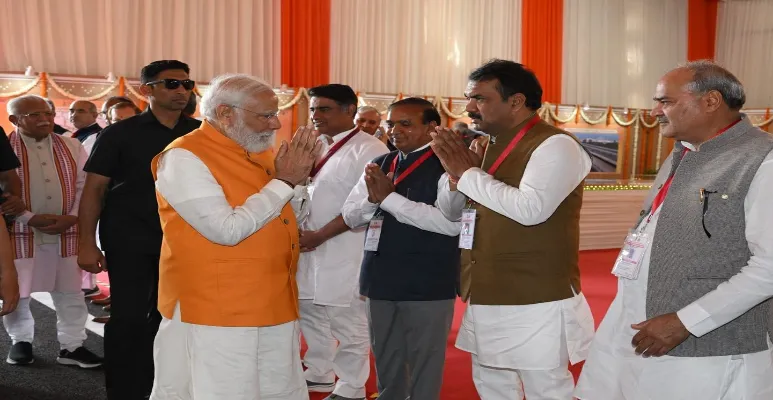 Sanjay Singh Meeting PM Modi Ji