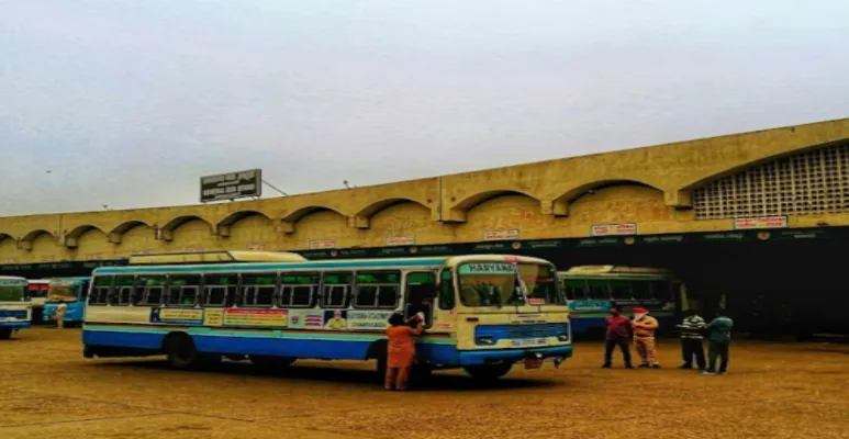 Ambala Cantonment bus stand.