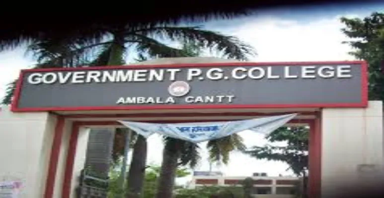 Ambala Cantonment govt college.