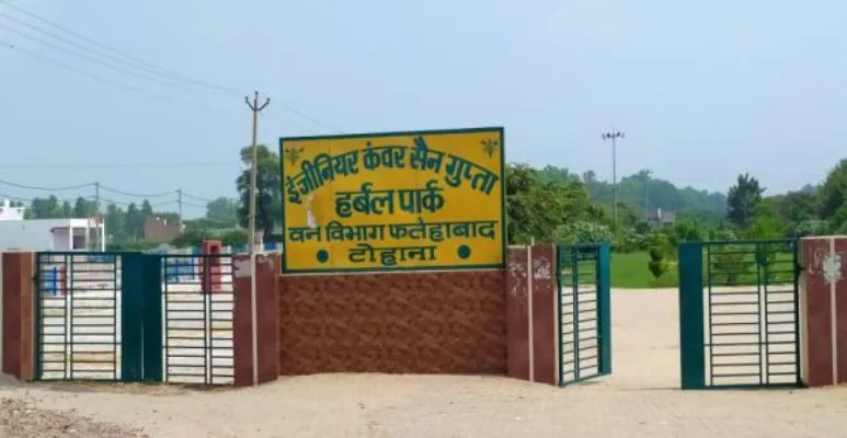 Kanvar Sen Gupta Herbal Park Tohana