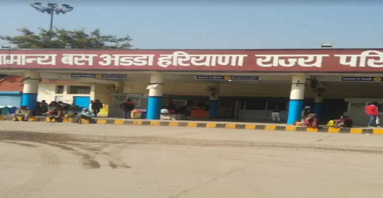 Palwal bus station.