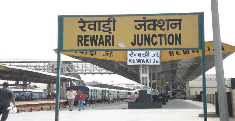 Rewari Railway station.