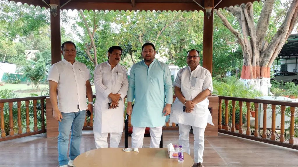 Mohammad Anzar Nayeemi is with Tejashwi Yadav