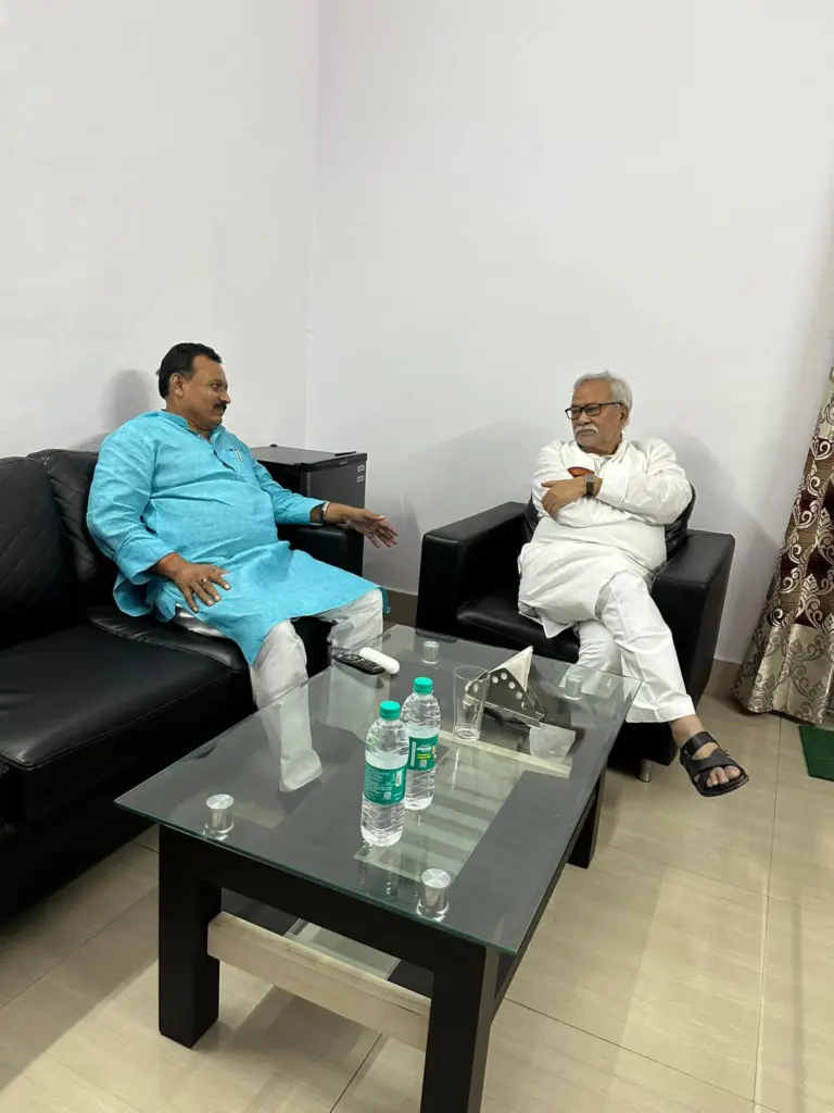Suryakant Paswan with Former Minister Shri Narendra Narayan Yadav