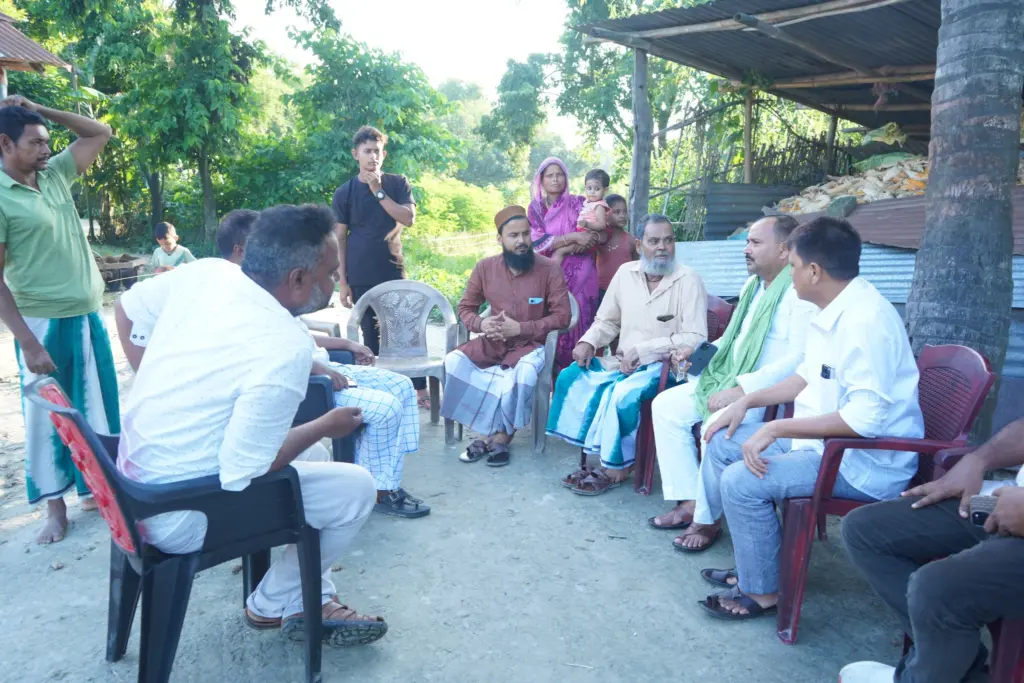 Syed Ruknuddin Ahmad connecting with the local community