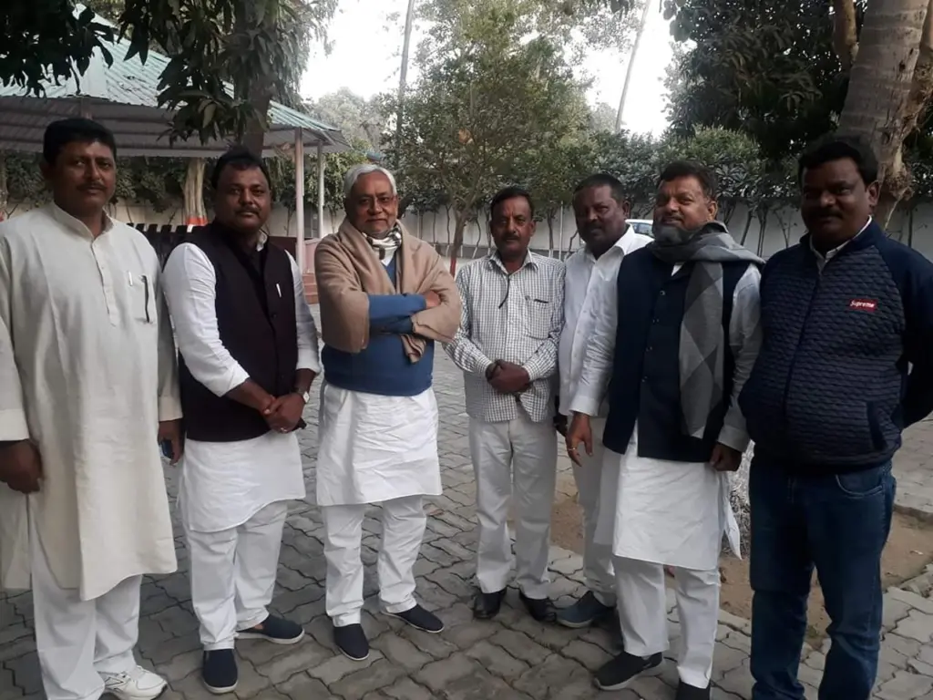 Bijay Singh is with Nitish Kumar.