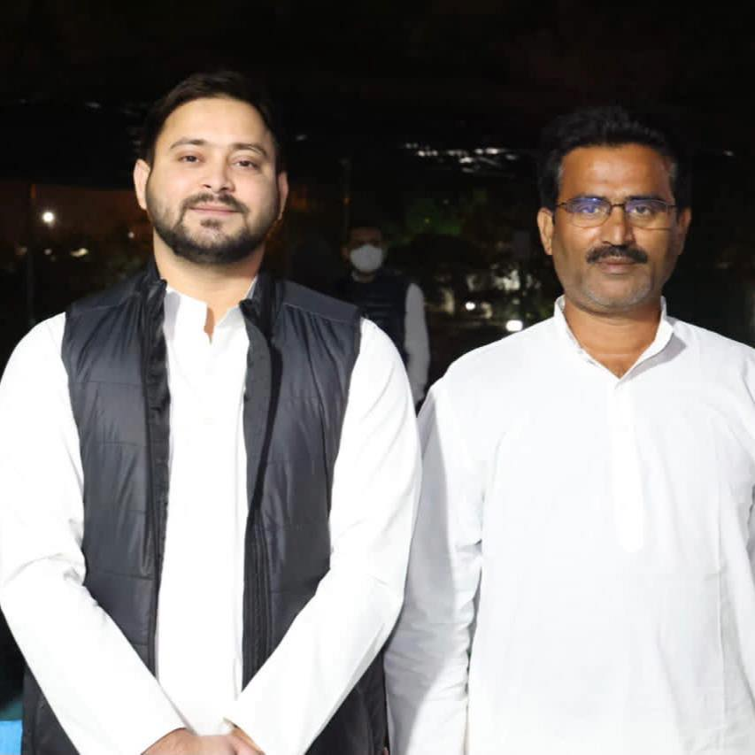 Bachcha Pandey is with Tejashwi Yadav.